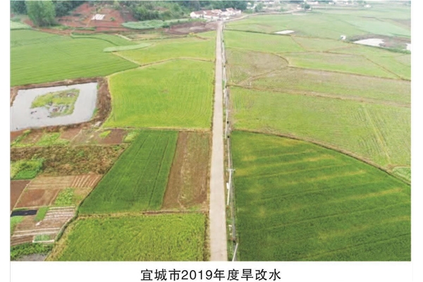 宜城市2019年度旱改水